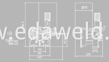 76ZY-01 Single Drive Wire Feeder Assembly